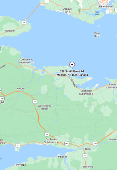 Wallace, NS Map - 628 Smith Point Rd